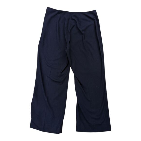 Talbots Hollywood pants black side zip trousers wide leg 16p - Picture 2 of 4